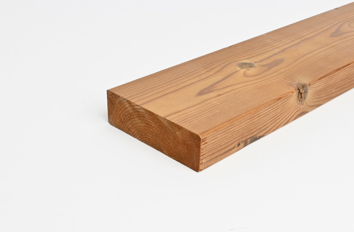 GENBRÆT Thermo Fyr Høvlet 4 sider, 70% PEFC, Glat/Glat, 600x140x42mm