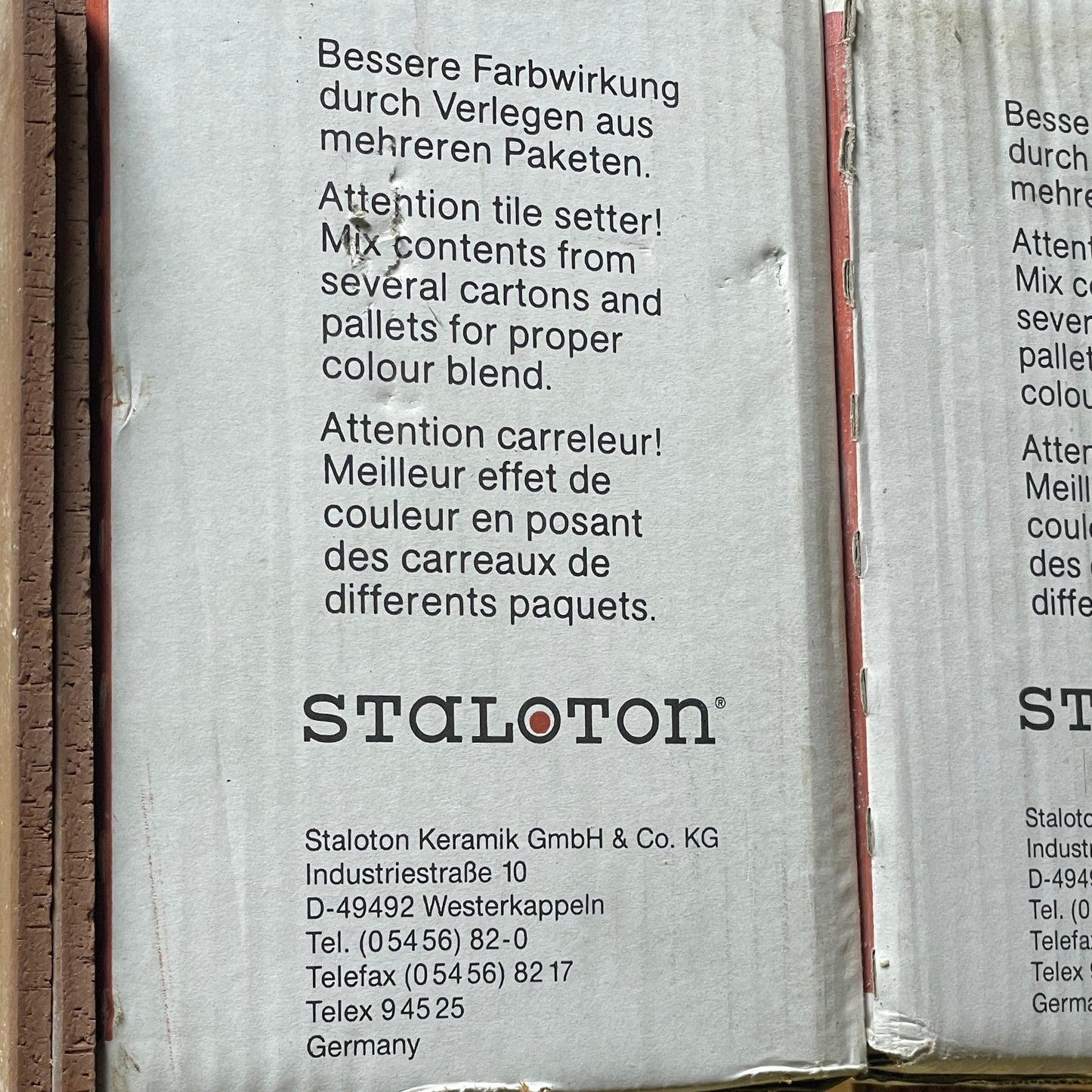 Staloton terracotta klinker (restparti) – to størrelser