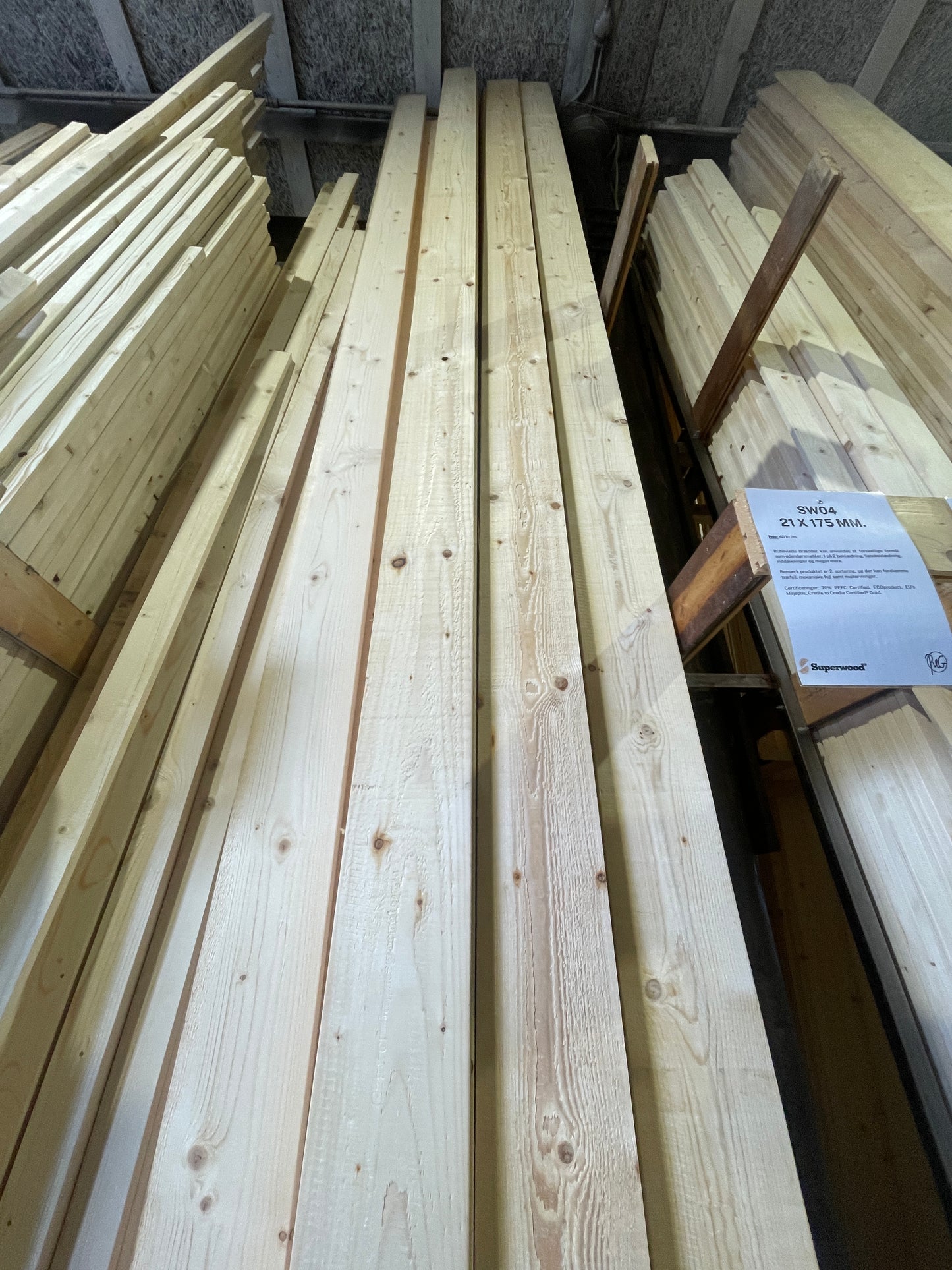Her ses vores Superwood SW04 i længden 21 x175MM
